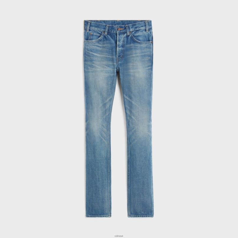 Lou Jeans in Denim Vintage Union Wash CELINE NB84T1999 Apparel Men