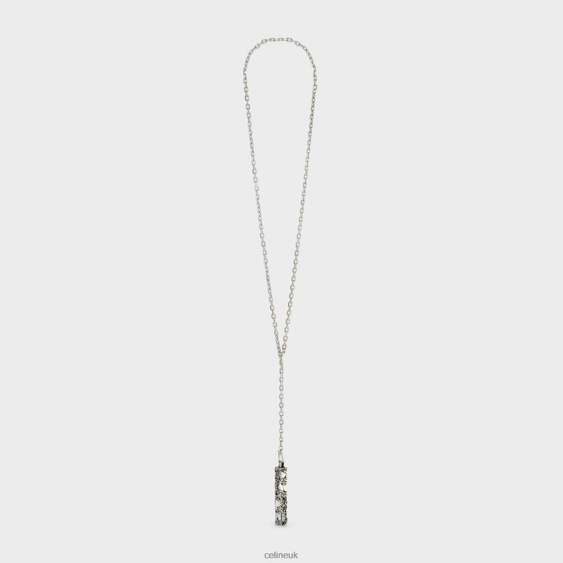 Cesar Project Compression Necklace in Sterling Silver CELINE NB84T1360 Accessories Women