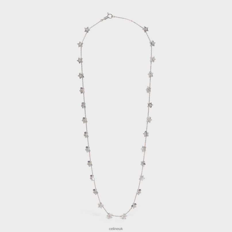 Etoile Multi Stars Necklace in Diamonds White Gold & White CELINE NB84T1421 Accessories Women