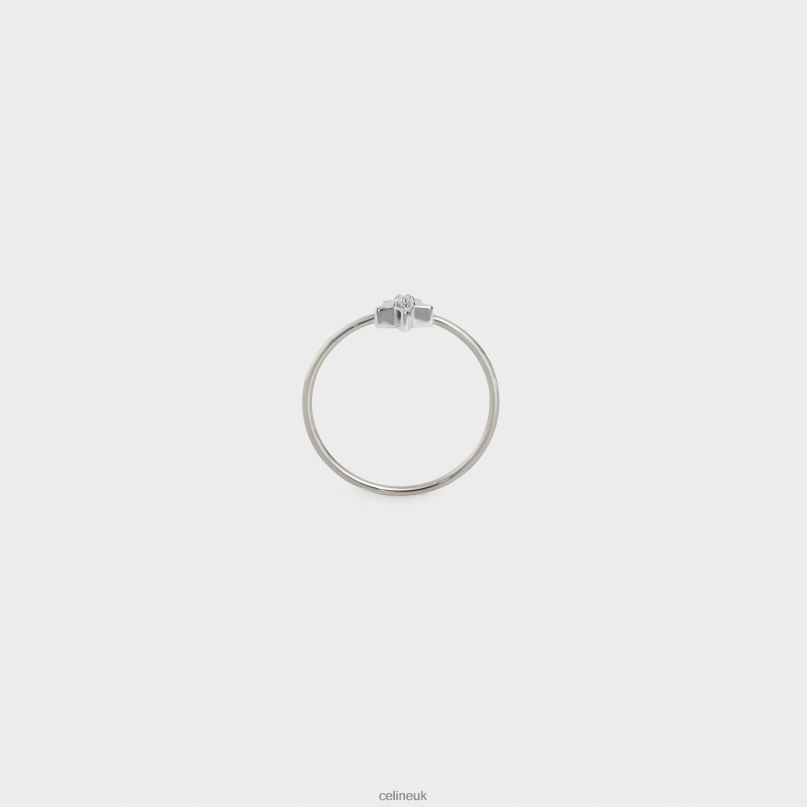 Etoile Ring in Diamond White Gold & White CELINE NB84T1420 Accessories Women
