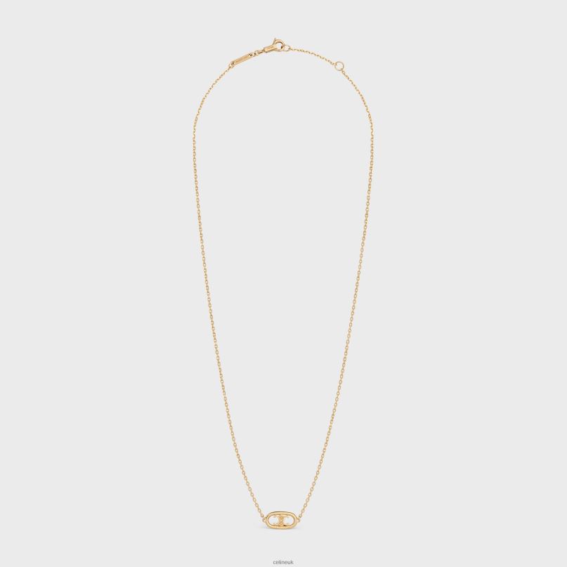 Maillon Triomphe Necklace in Yellow Gold CELINE NB84T1383 Accessories Women