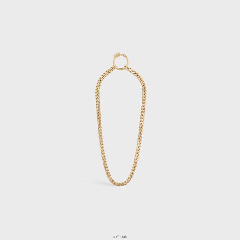 Systeme Necklace in Diamonds Yellow Gold & White CELINE NB84T1423 Accessories Women